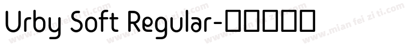 Urby Soft Regular字体转换